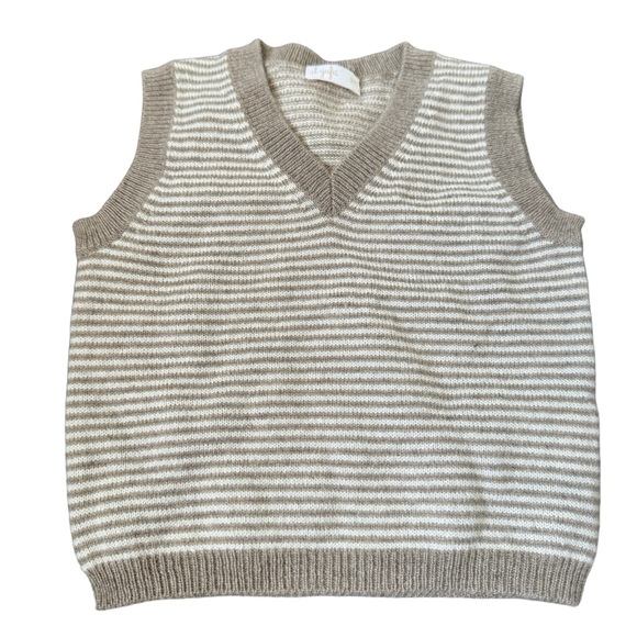 Il Gufo Other - Il Gufo**Beige and White 100% Cashmere Vest***3 Mo. Baby Boy $289